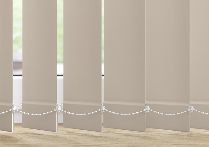 Roma, Mushroom - Vertical Blind Slats - Image 3